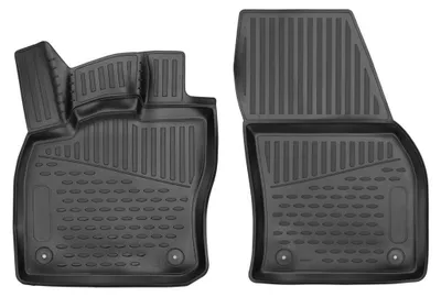 Image de 2020-2025 Tapis de sol VW Caddy TPE noir 2 pcs