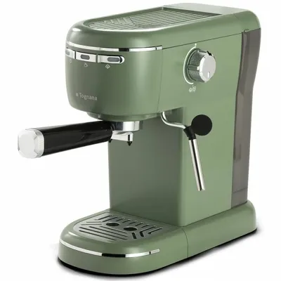 Zdjęcie produktu dla Tognana Porcellane D2DCM05IRVE, Ekspres do espresso, 1,2 l, Podstawka pod kawę, Kawa mielona, 1350 W, Zielony
