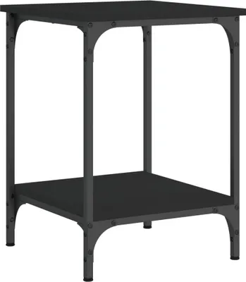 Produktbild von vidaXL Couchtisch Schwarz 40x40x55 cm Holzwerkstoff