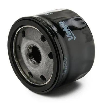 Produktbild von Valeo Service 586001, Ölfilter, Schwarz, Spin-on, Metall, 15000 km, 76 mm