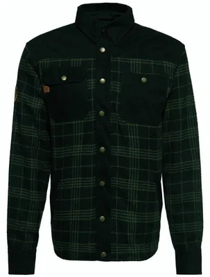 Produktbild von King Kerosin Adventure Gear Flanellhemd - Blanko Olivine M
