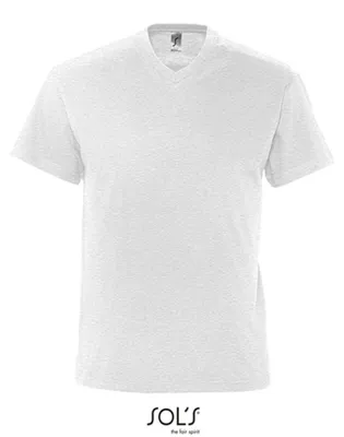 Produktbild von SOLs 11150 | V-Neck Herren Kurzarm T-Shirt Victory - Farbe: Ash (Heather) - Größe: 3XL