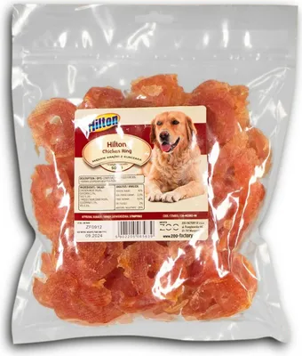 Zdjęcie produktu dla HILTON Soft Chicken Ring - Przysmak dla psów - 500g