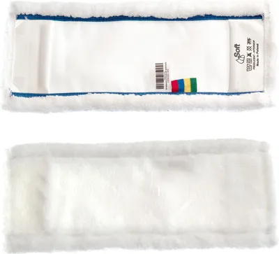 Obrázok produktu pre Plochý mop 40 cm z mikrovlákna biely Premium (MMW40S)
