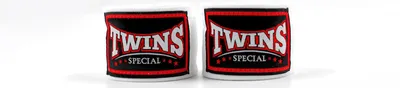 Productafbeelding van Twins Special CH5 boxbandages, 4,5 meter, half-elastisch, wit
