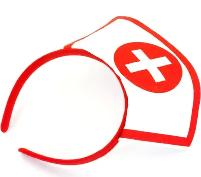 Produktbild von Oblique Unique Haarreif Haarreifen Krankenschwester y Nurse Fasching Karneval