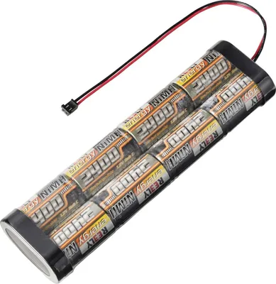 Image de Reely Pack d'accus pour modèles réduits (NiMh) 9.6 V 2400 mAh Nombre d'éléments : 8 Sub-C Sub-C Stick Graupner (RE-7853457)