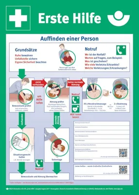 Productafbeelding van SafetyMarking® Rettungszeichen - Anleitung zur Ersten Hilfe