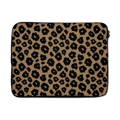 Produktbild von MuchoWow® Laptop Hülle 15 Zoll Muster - Jaguar - Punkte Laptoptasche - Laptoptasche - Sleeve - Rundum-Schutz