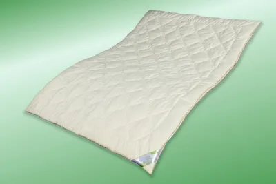 Produktbild von Steppbett Lyocell 155x200 Bettdecke Ganzjahr Steppdecke Baumwollsatin