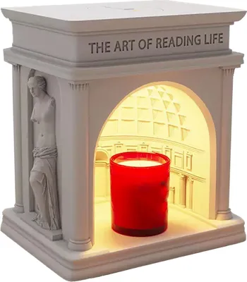 Zdjęcie produktu dla Podgrzewacz do świec Ściemnialna dekoracyjna lampa pałacowa Aroma Candle Melting Light do sypialni CN Plug Candle Melting Lamp