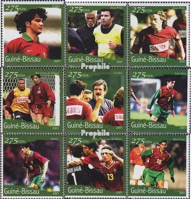 Produktbild von Briefmarken Guinea-Bissau 2001 Mi 1352-1360 postfrisch Fußball-WM 2002