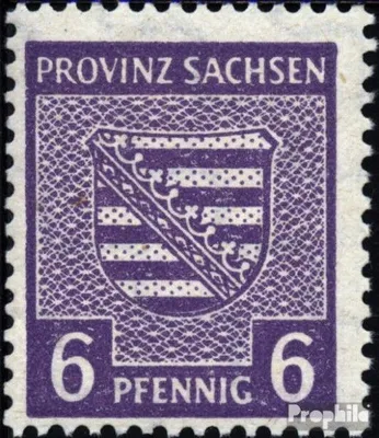 Produktbild von Briefmarken Sowjetische Zone (All.Bes.) 1946 Mi 76Y a  gestempelt Provinzwappen