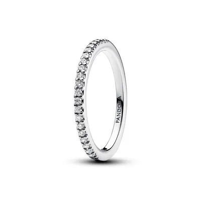 Produktbild von Pandora 192999C01 Band-Ring Damen Funkelnder Zirkonia Sterling-Silber Gr. 50