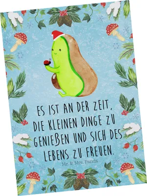 Produktbild von Mr. & Mrs. Panda Postkarte null null - Eisblau - Geschenk, bildkarte, Ansichtskarte, Weihnachten, Grußkarte, Postkarten, Ansichtskarten