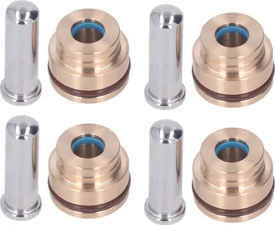 Immagine prodotto di valvola di controllo dell'impugnatura del joystick in 4 parti, misura standard, valvola di controllo dell'impugnatura dell'escavatore di facile installazione per CAT, 10 x 25 mm