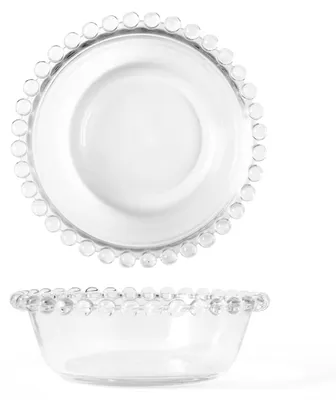 6 Gläserne Schälchen, 14 cm, transparent, rund