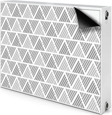 Produktbild von Magnet Verkleidung Abdeckung Heizkörperabdeckung Heizkörperabdeckung 110x60 cm - Muster, in, Dreiecke