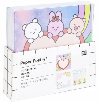 Produktbild von Notizzettel-Box ChinguMIX, 150 Blatt, 9x9 cm