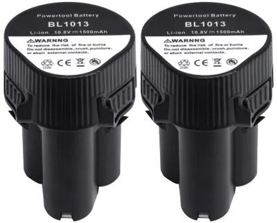 2er-Pack Akku 10,8 V 1500 mAh Li-Ion für Makita BL1013