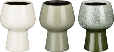 Produktbild von Mica Keramik Blumentopf Ø 12 x H 16,5 cm sortiert