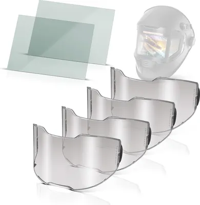 Produktbild von STAHLWERK Schweißhelm Ersatzscheiben 6er Set Ersatzgläser Innen außen für SPLIT