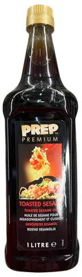 Produktbild von Prep Premium Geröstetes Sesamöl 1 Liter – Toasted Sesame Oil für Wok & Asia Küche