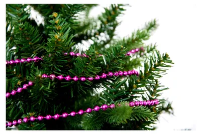 Produktbild von Perlenkette bruchfest, langlebig 10 m pink Christbaum- und Feiertagsschmuck