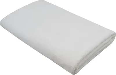 Produktbild von Handtuch 50x100 cm weiß Frottier 16/1 Ring, 500 g/m²