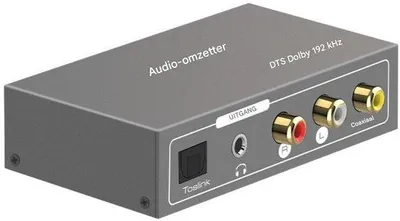 Image de Adaptateur HDMI ARC vers sortie audio - Convertisseur audio numérique-analogique - HDMI ARC, Toslink, coaxial vers coaxial - Adaptateur analogique RCA vers 3,5 mm - Compatible avec les amplificateurs, les barres de son et les systèmes home cinéma