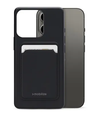 Immagine prodotto di Mobilize Cardcase TPU Back Cover Black Apple iPhone 13 Pro