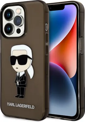 Produktbild von Karl Lagerfeld IML NFT Ikonik - iPhone 14 Pro Hülle (Schwarz)