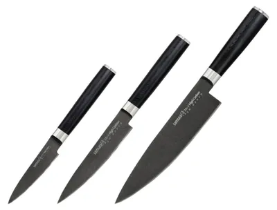 Productafbeelding van Samura Stonewash set van 3 keukenmessen, model SM0220B