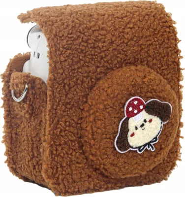 Imagen del producto de Funda, estuche, carcasa o protector para cámara Fujifilm Instax Mini 12 / Pluso de perro / Color marrón