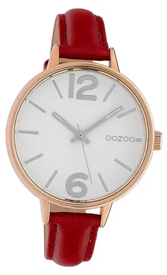 Imagen del producto de Reloj de pulsera Oozoo Damenuhr, correa de cuero, movimiento de cuarzo, esfera analógica, modelo D3UOC10458