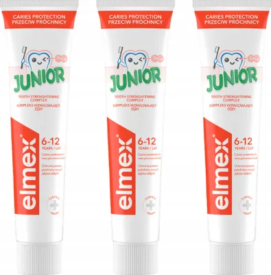 Produktbild von Elmex | Zahnpasta - Zahnpasta Junior - 75 Ml - Für Kinder 6-12 Jahre - Kariesprophylaxe - Milder Minzgeschmack