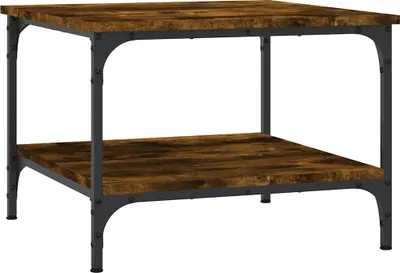 Obrázok produktu pre vidaXL Konferenčný stolík Smoked Oak 55x55x40 cm Inžinierske drevo