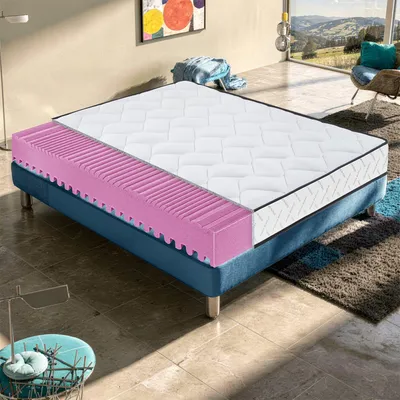 Produktbild von Matratze 140x190 cm, Höhe 11 cm, Visco-Matratzen, H3, Ergonomisch H3/H4  - Abnehmbarer Bezug