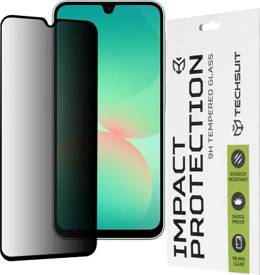 Immagine prodotto di Techsuit Privacy Full Cover Pellicola protettiva antiurto per Samsung Galaxy A26 - Nero