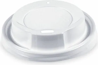 Produktbild von 250x Domdeckel weiß für Espresso und Ristretto Kaffeebecher mit 62mm Ø