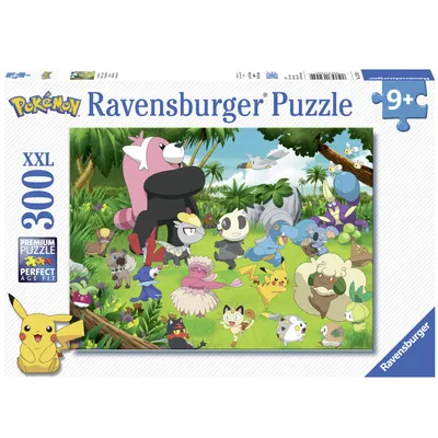 Produktbild von Ravensburger Kinderpuzzle 13245 - Wilde Pokémon - 300 Teile XXL Pokémon Puzzle für Kinder ab 9 Jahren