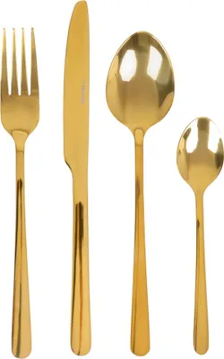 Produktbild von HOMLA Besteckset B2LUGANO gold 24-tlg.
