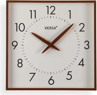 Image de Horloge murale Versa Plastique 4,1 X 28,3 X 28,3 CM