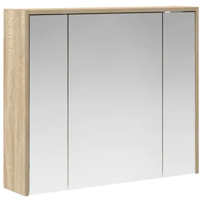 Immagine prodotto di Armadietto a specchio per bagno vidaXL in rovere Sonoma 73,5 x 16 x 62,5 cm
