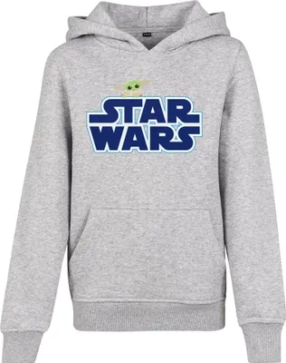 Produktbild von Kids Star Wars Blue Logo Hoody heather grey 110/116