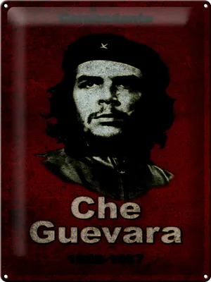 Produktbild von Blechschild Retro 30x40cm Comandant Che Guevara 1928-1967