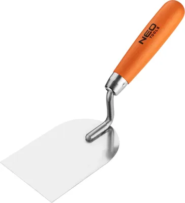 Zdjęcie produktu dla NEO TOOLS Kielnia sztukatorska podkówka, 80 mm, uchwyt drewniany