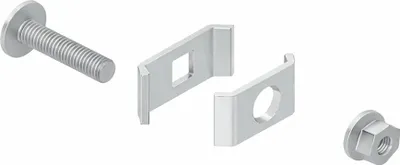 Produktbild von Vergokan Universal Verbinder, Gitterbahn, sendzimir verzinkt, 1 Stk.