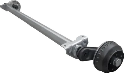 Produktbild von Gebremste AL-KO COMPACT Achse für schwere Anhänger und Autotransporter 1000kg 1685mm 2180mm 5x112