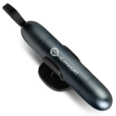 Produktbild von Notfallhammer Gurtschneider - Notfall Hammer mit Testglas zum Üben - Zerstört insbesondere Verbund Sicherheitsglas der neuen Auto Generation - Federkorn Nothammer - Emergency Car Tool HEIMWERT